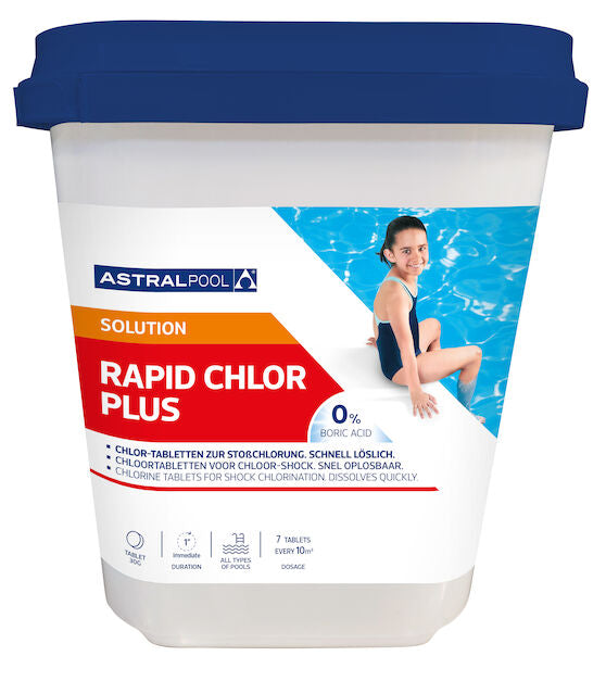 AstralPool Rapid Chlor Plus – Schnelllösliche Chlortabletten